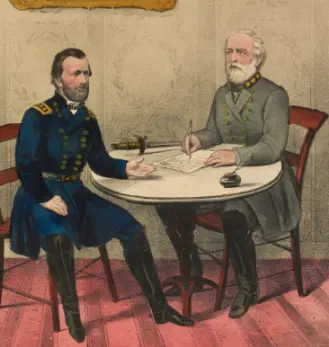 The Surrender of General Lee at Appomattox, 1865