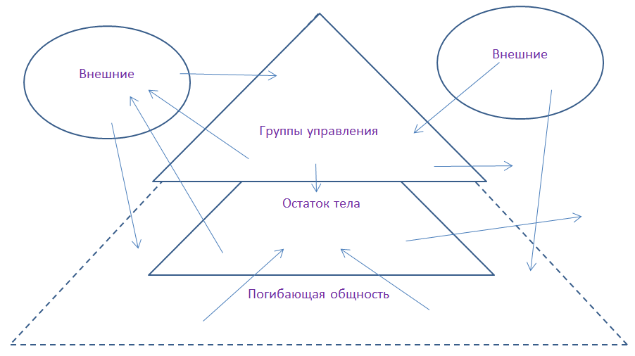 Сокращение и гибель тела